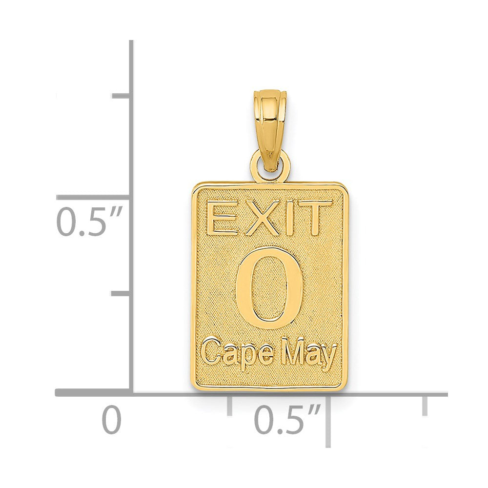 14K EXIT 0 / CAPE MAY Charm
