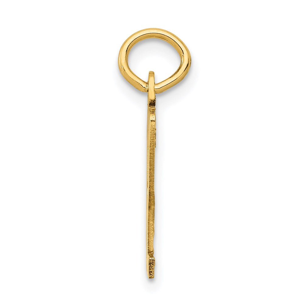 14k Small Elongated Number 32 Charm