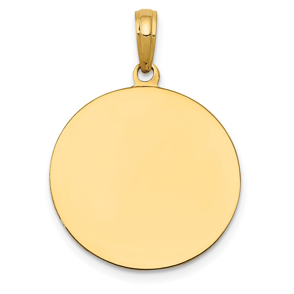 14k Saint Joseph Medal Pendant
