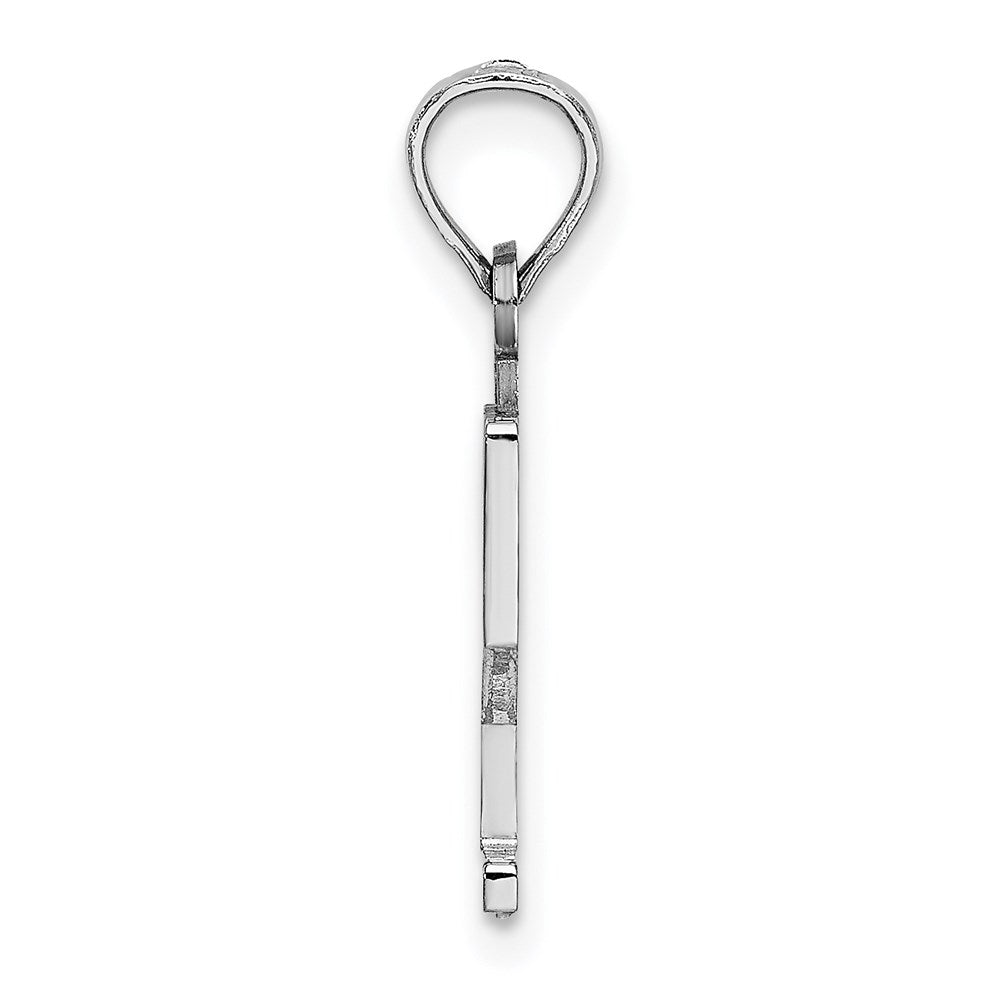 14kw Polished Number 2 Pendant