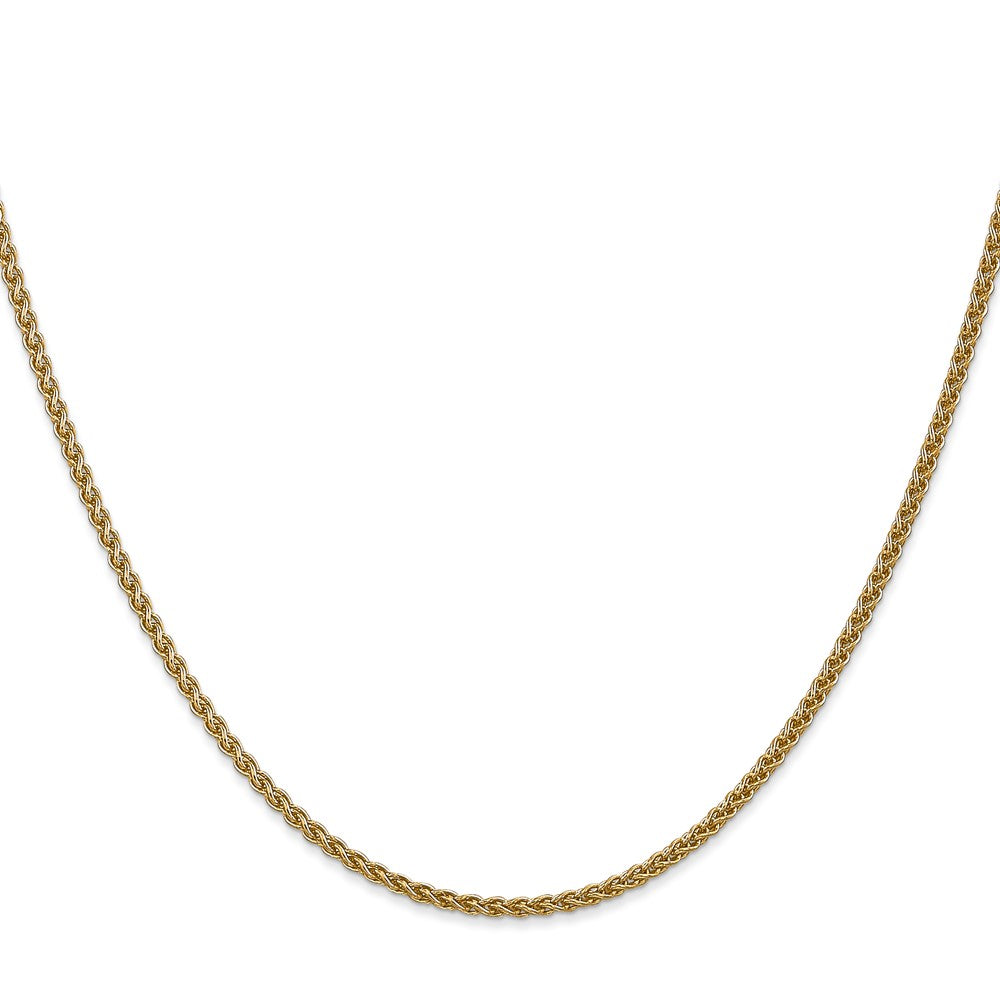 14K 22 inch 1.05mm Spiga with Spring Ring Clasp Chain