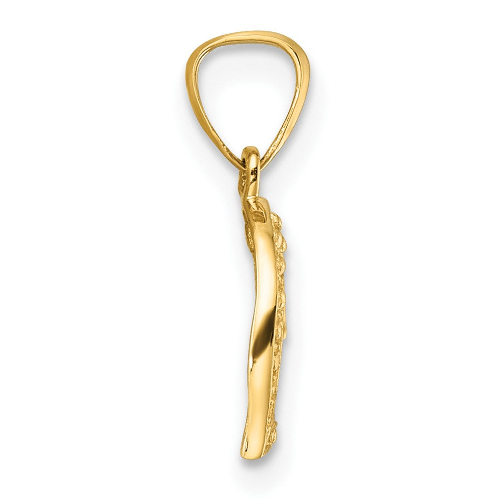 14k  .01ct. Diamond Heart Pendant