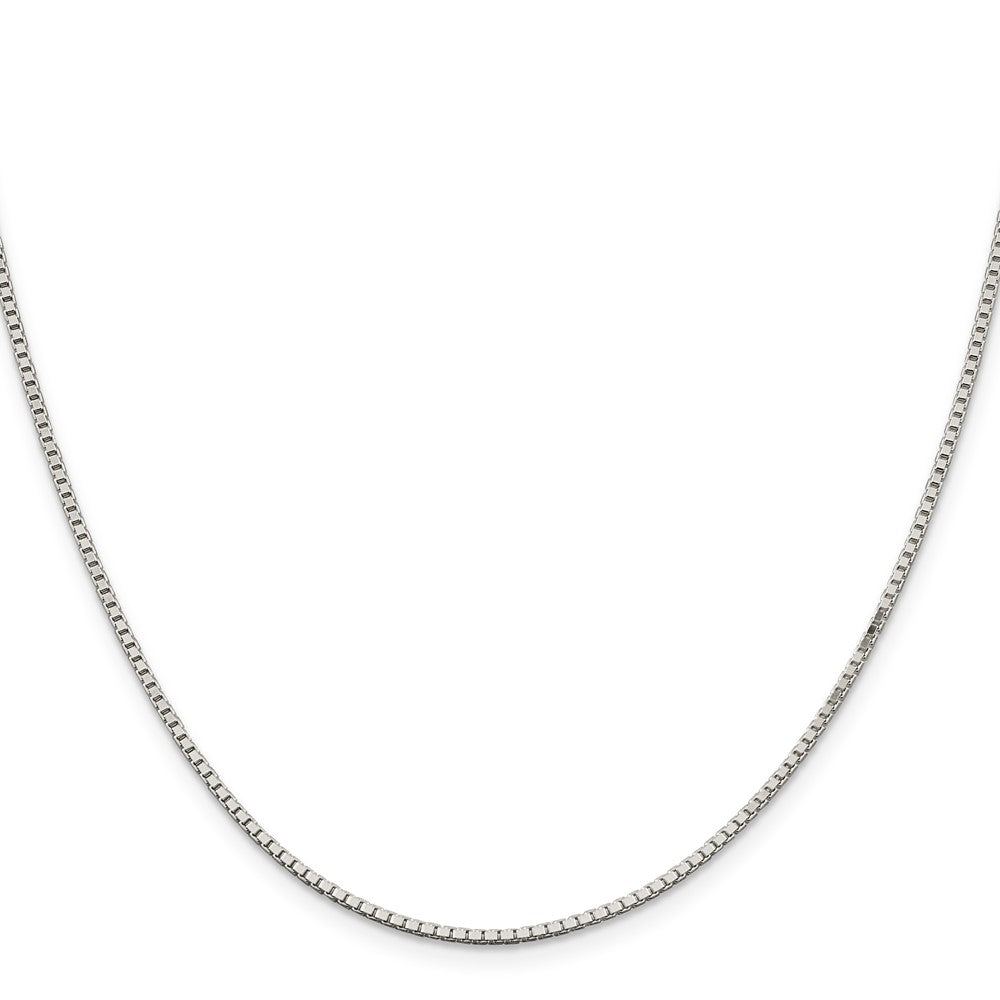 Sterling Silver 1.5mm Box Chain w/2in ext.
