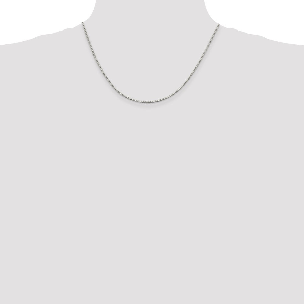 Sterling Silver 1.5mm Box Chain w/2in ext.