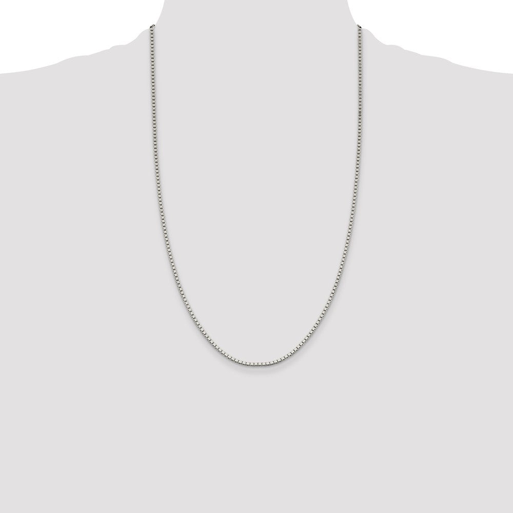 Sterling Silver 1.9mm Box Chain