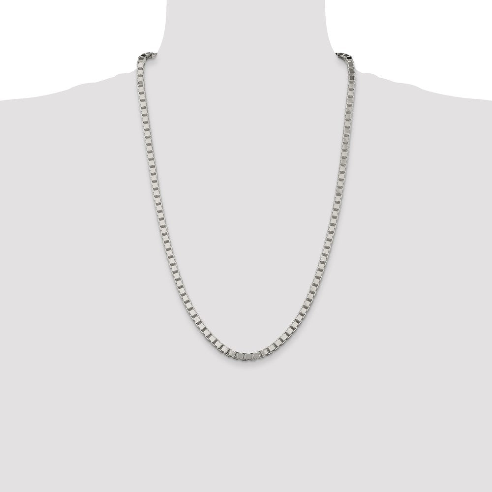 Sterling Silver 4.5mm Box Chain