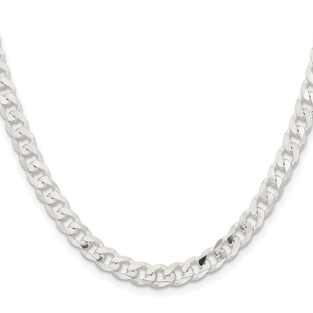 Sterling Silver 6mm Curb Chain