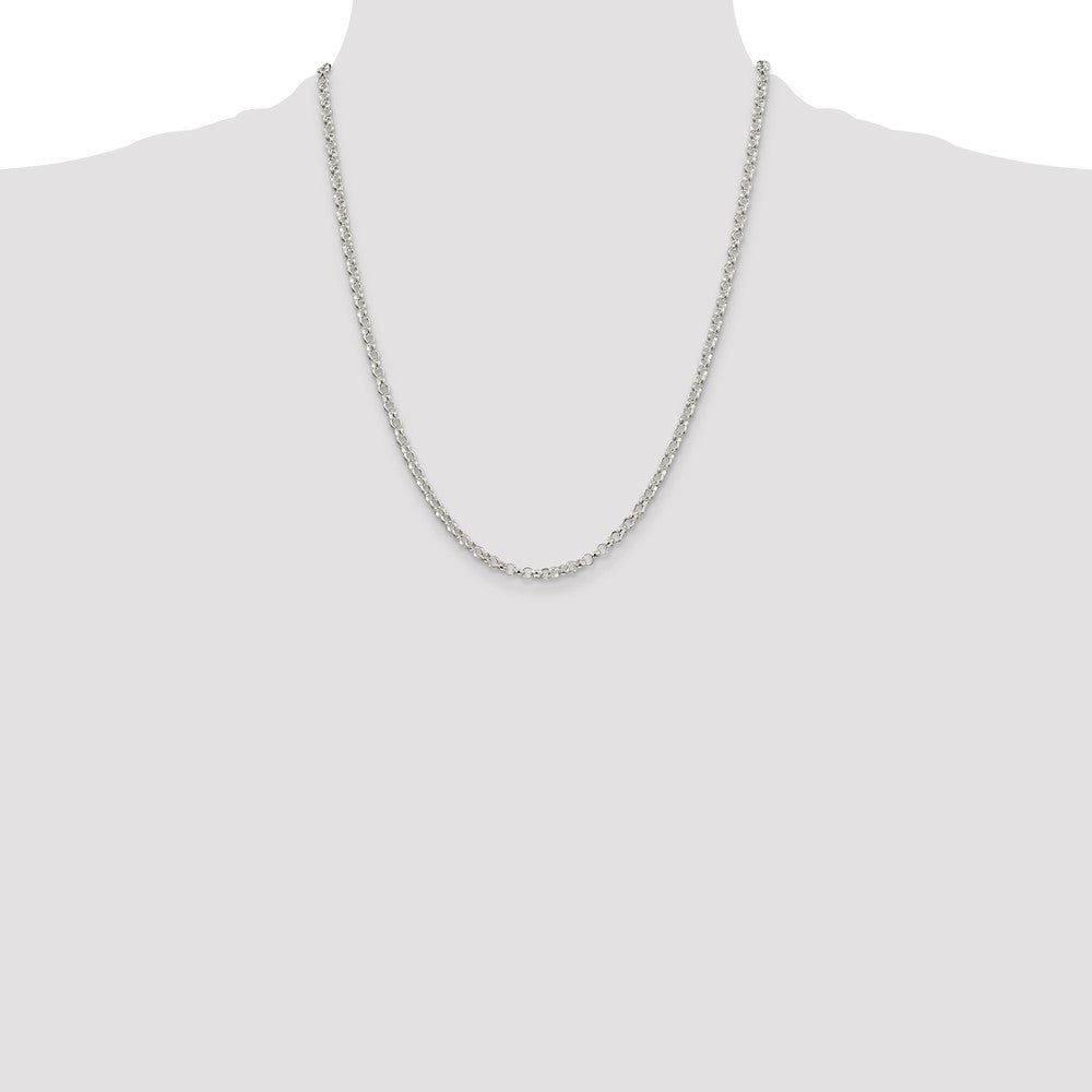 Sterling Silver 3mm Rolo Chain