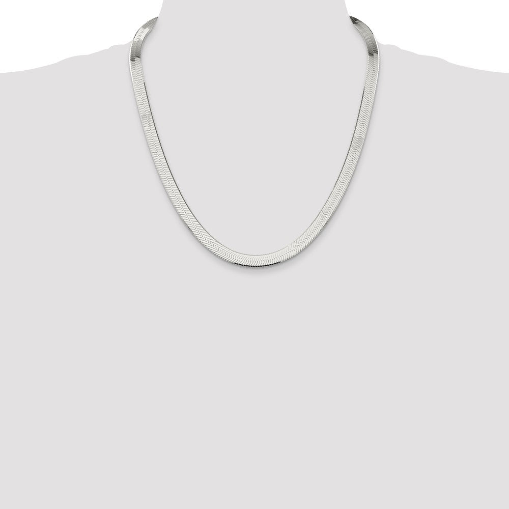 Sterling Silver 8mm Magic Herringbone Chain