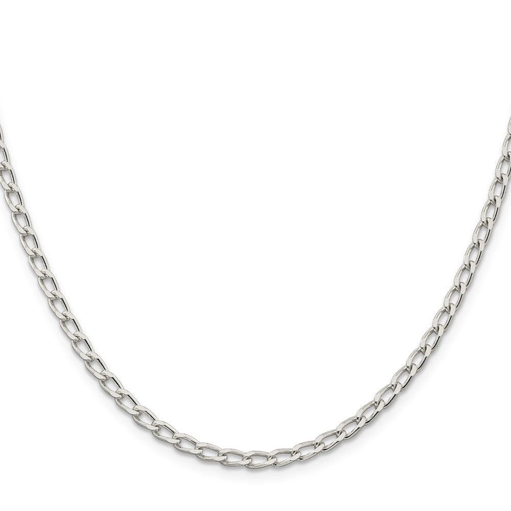 Sterling Silver 3.2mm Open Elongated Link Chain