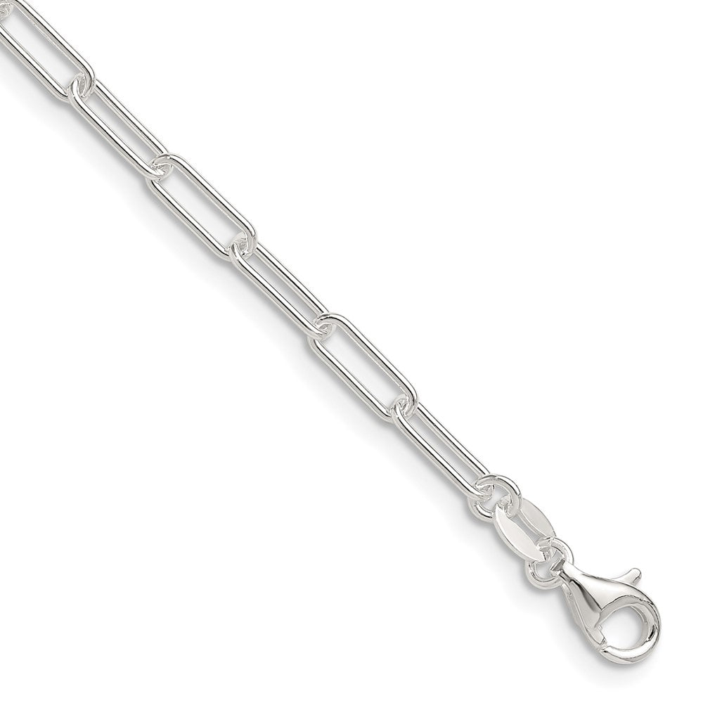 Sterling Silver Polished 3.1mm Paperclip Chain