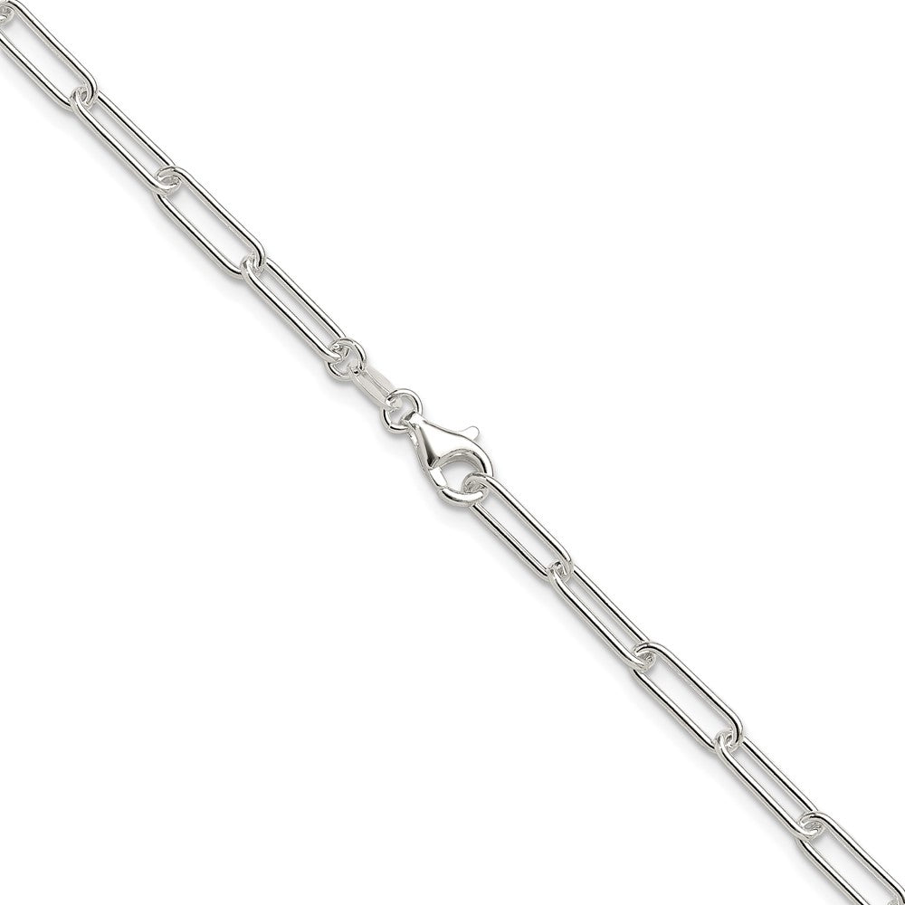 Sterling Silver Polished 3.5mm Paperclip Chain