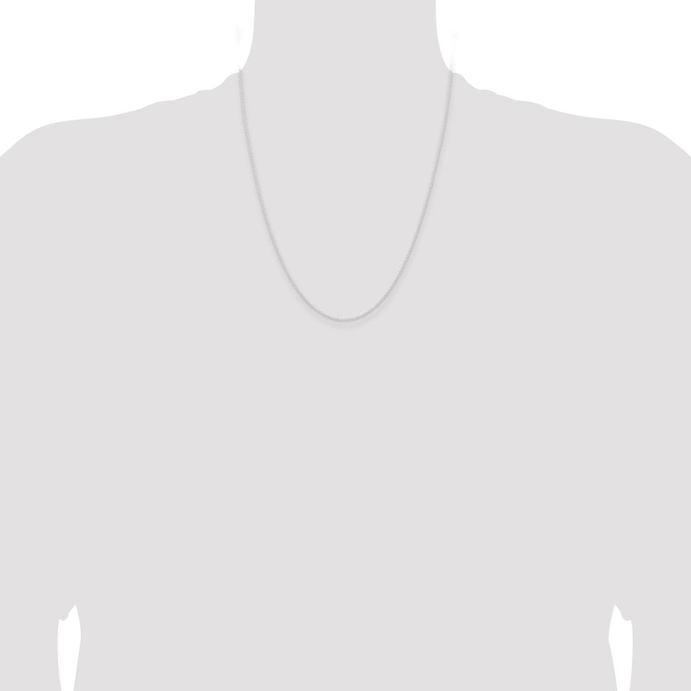 Sterling Silver 1.45mm Forzantina Cable Chain