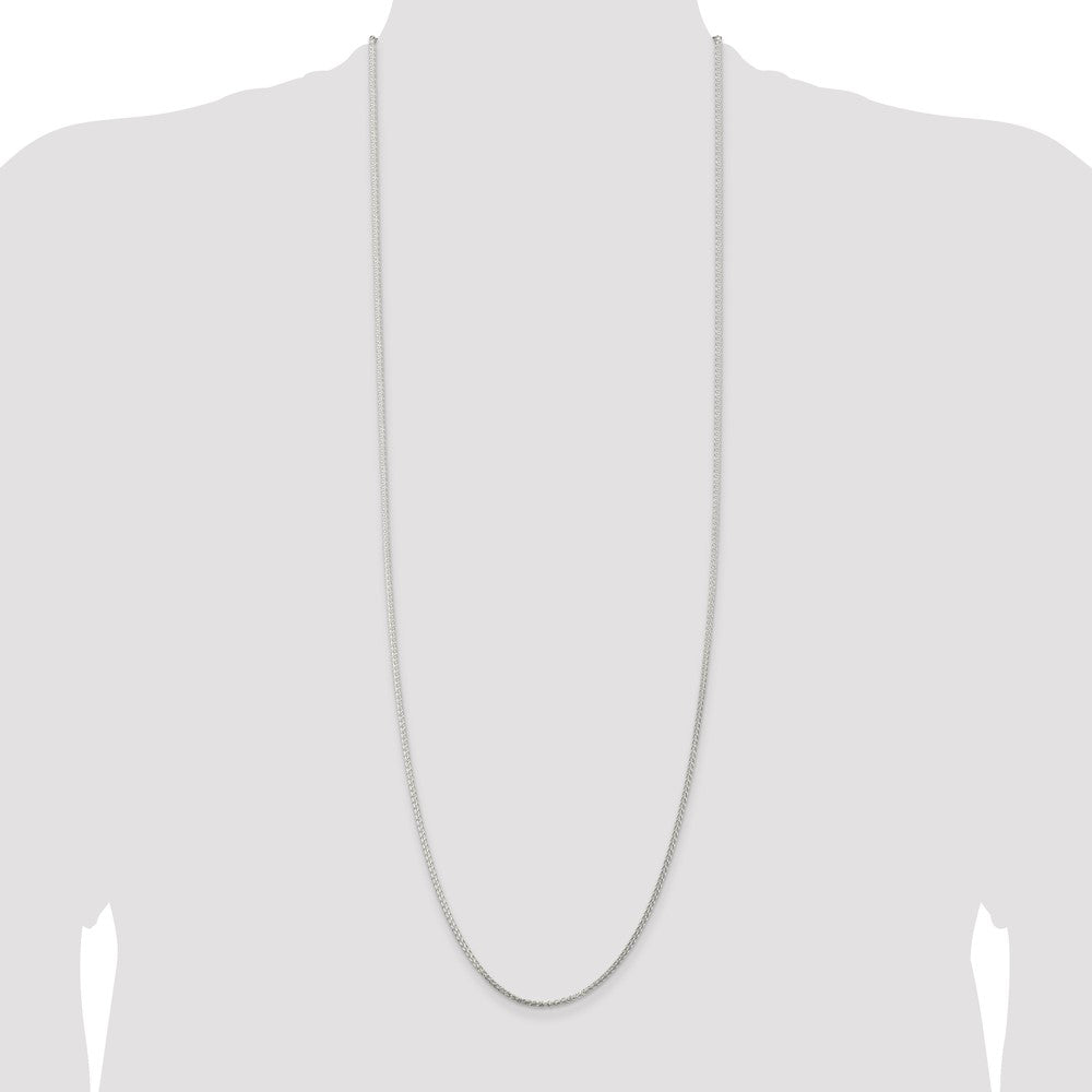 Sterling Silver 1.75mm Round Spiga Chain