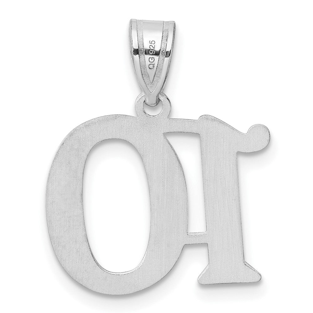 14kw Polished Number 10 Pendant