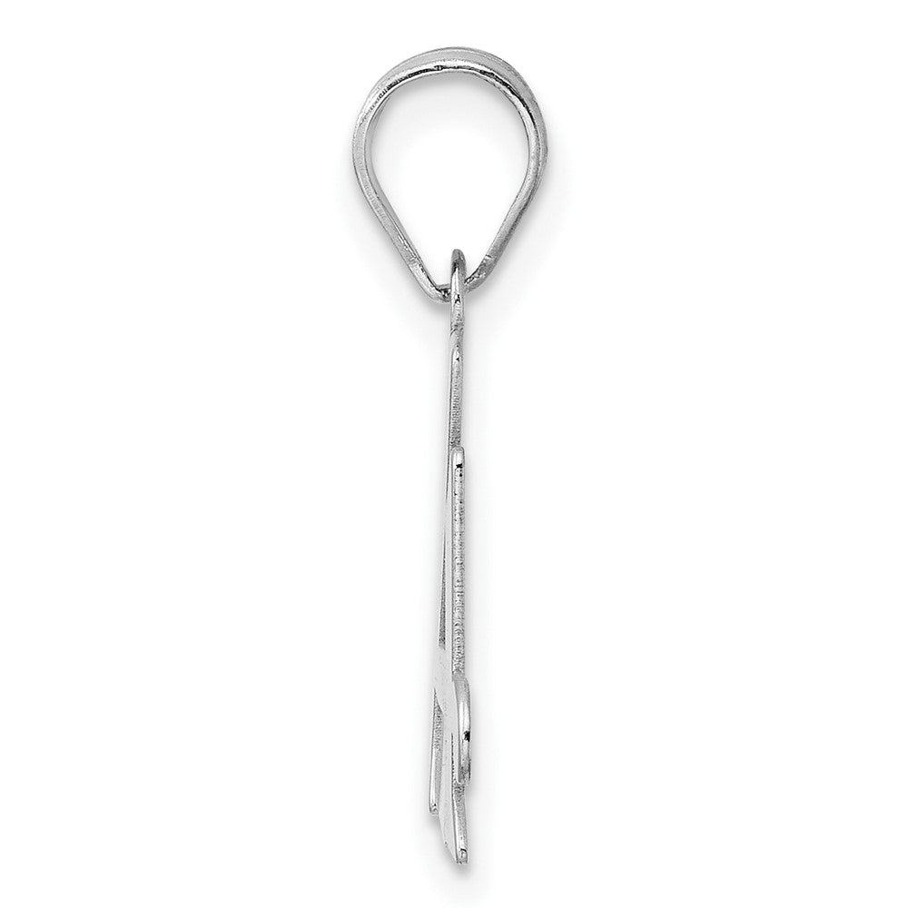 14kw Polished Number 14 Pendant