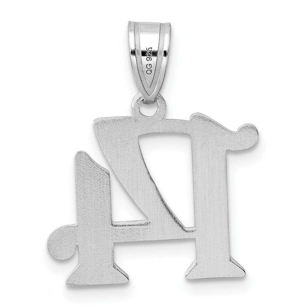 14kw Polished Number 14 Pendant