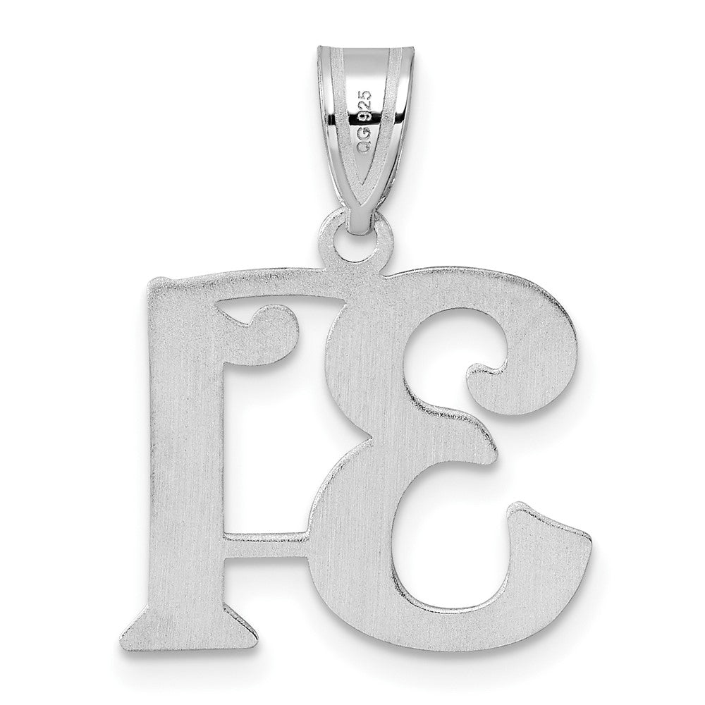 14kw Polished Number 31 Pendant