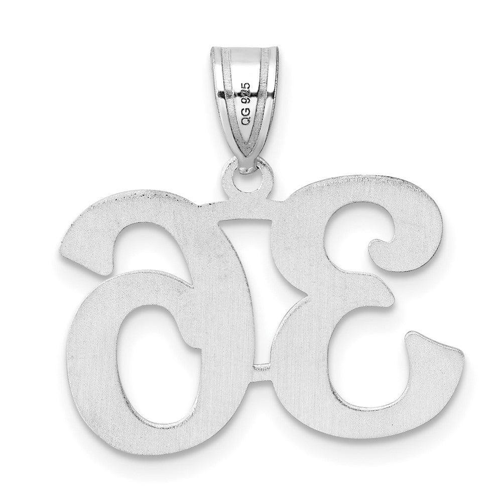 14kw Polished Number 36 Pendant