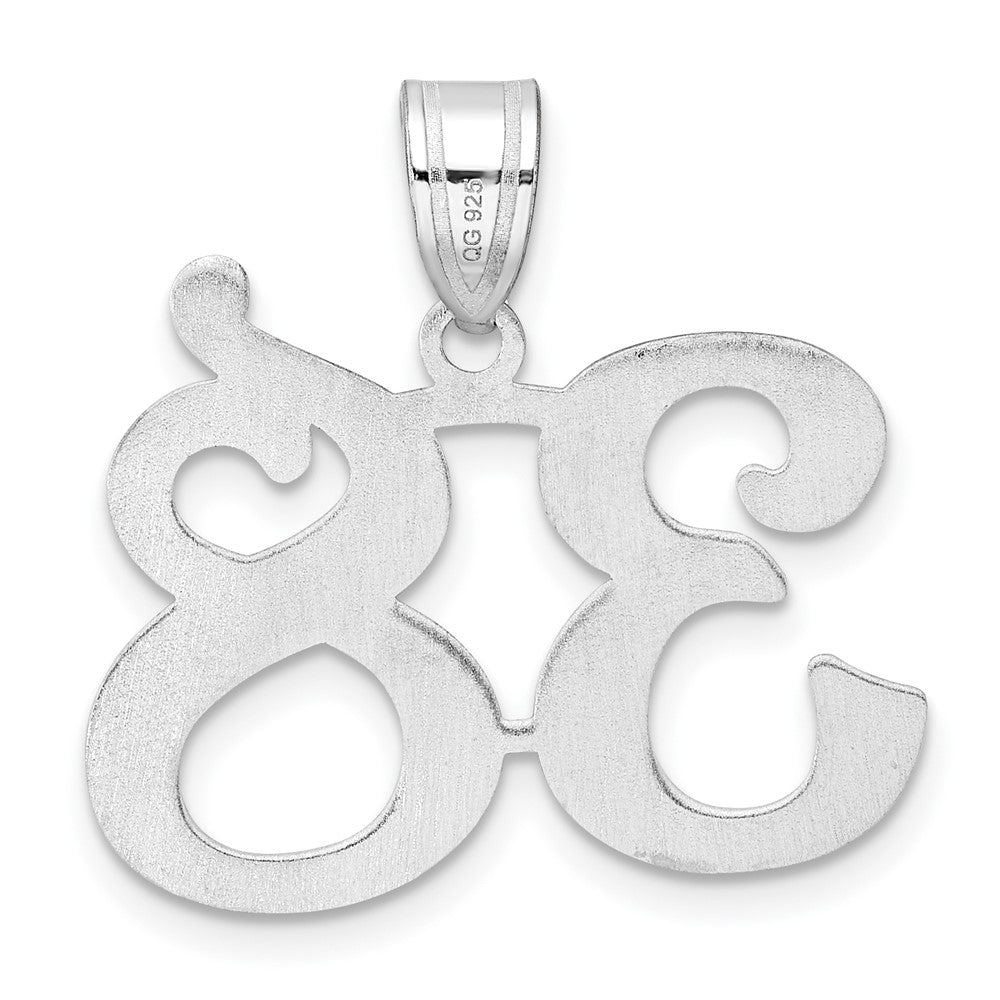 14kw Polished Number 38 Pendant