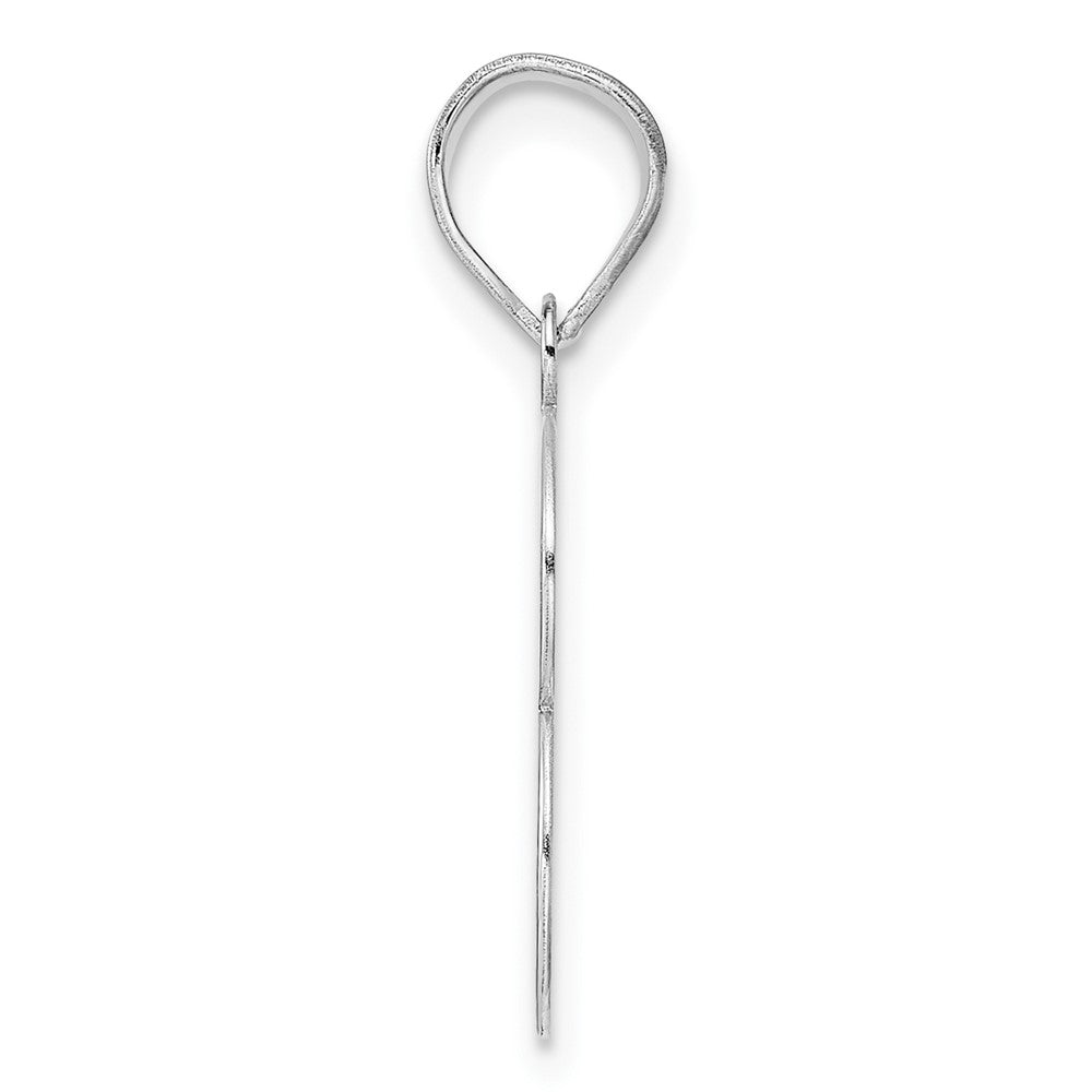 14kw Polished Number 53 Pendant