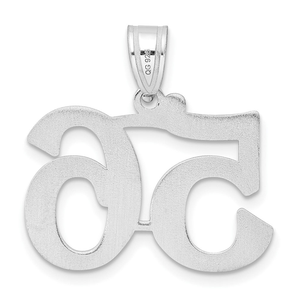 14kw Polished Number 56 Pendant