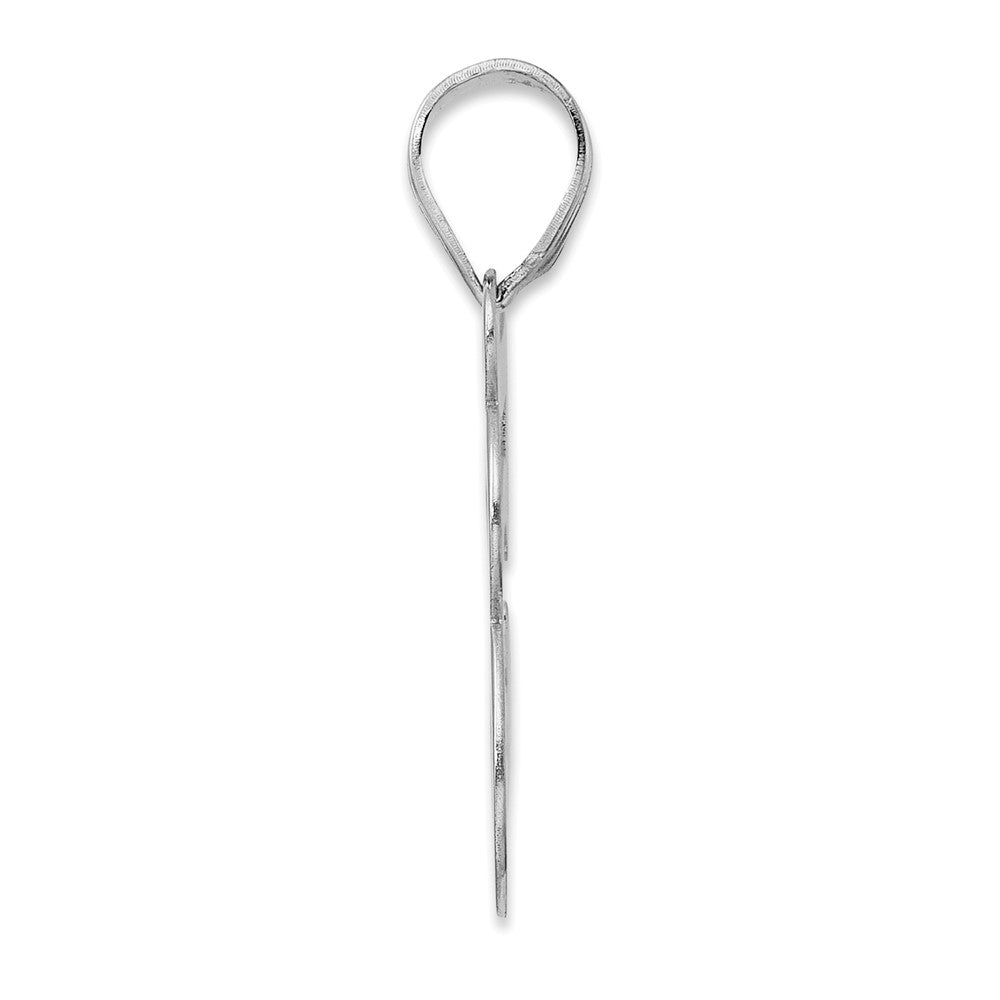 14kw Polished Number 58 Pendant
