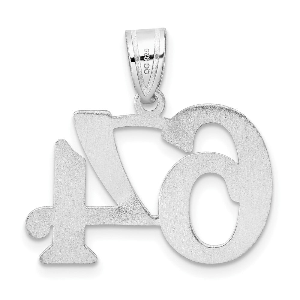14kw Polished Number 64 Pendant
