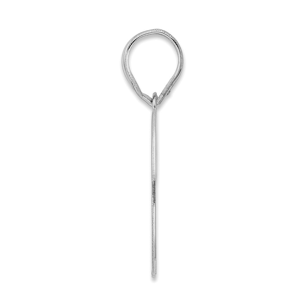 14kw Polished Number 70 Pendant