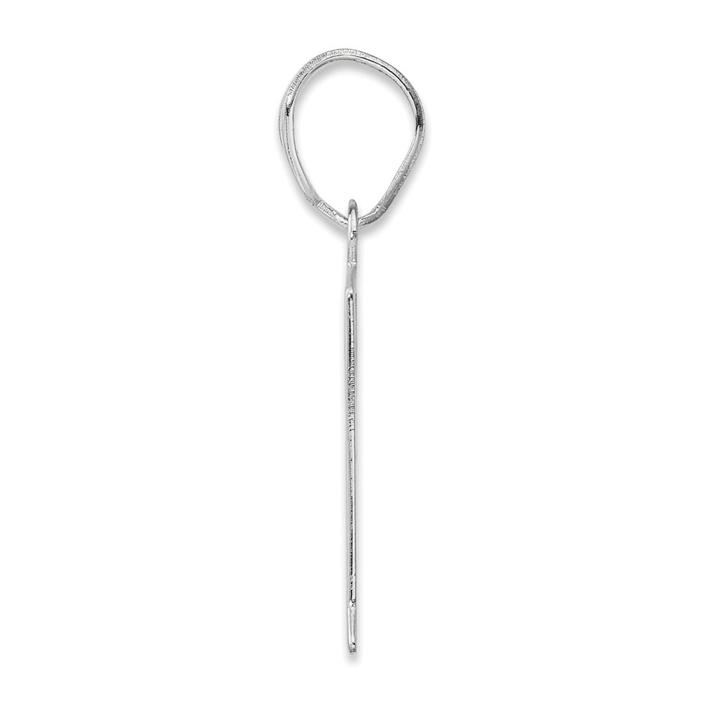 14kw Polished Number 71 Pendant