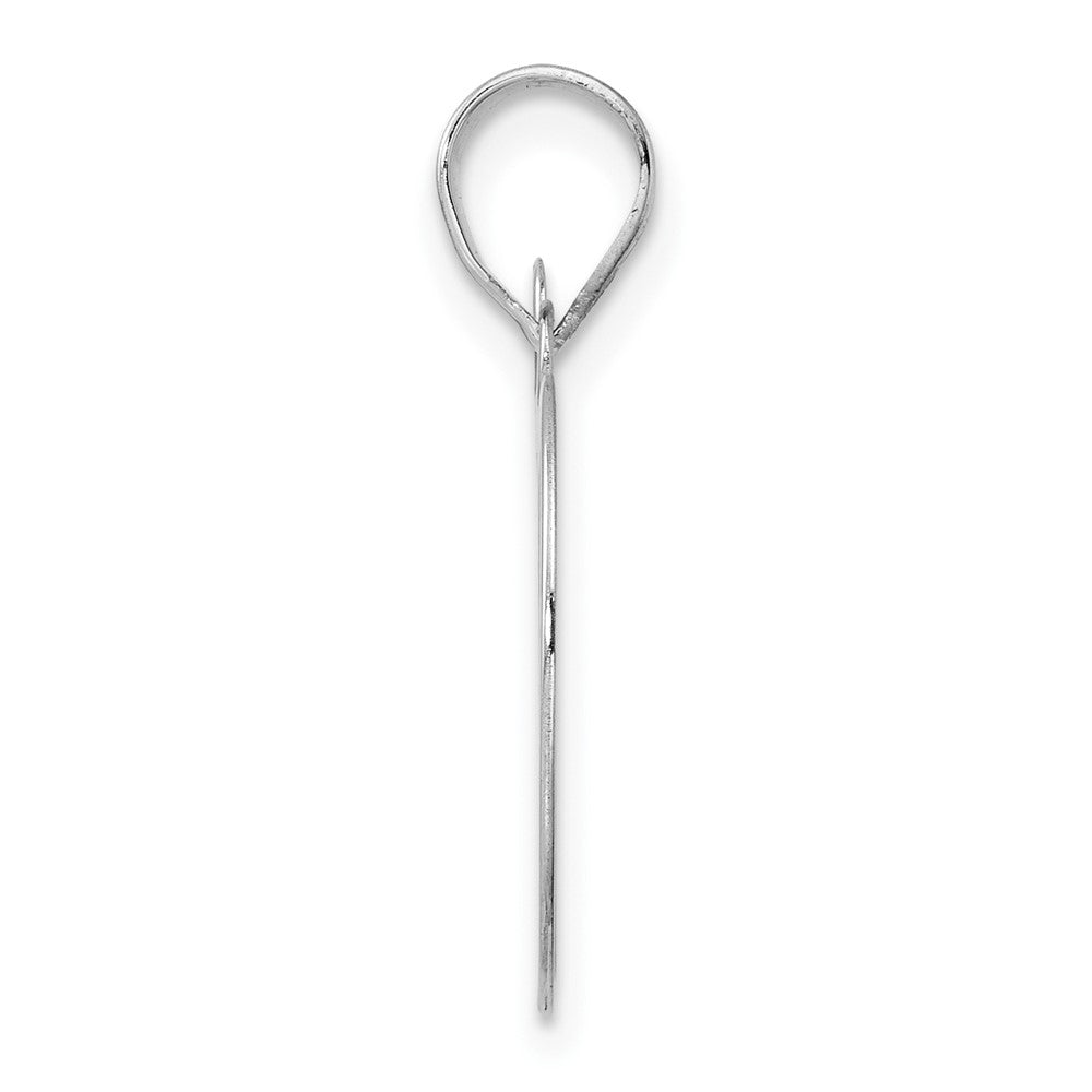 14kw Polished Number 89 Pendant