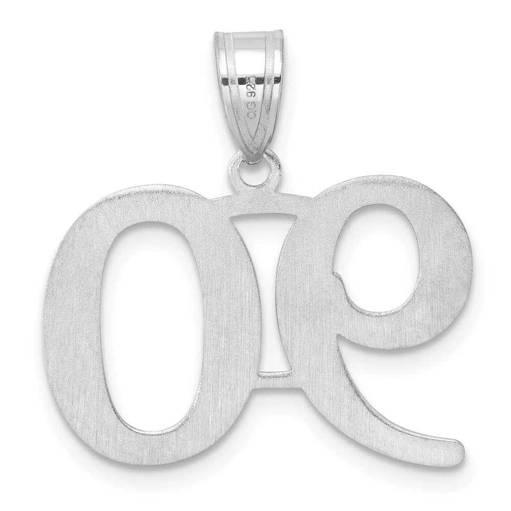 14kw Polished Number 90 Pendant
