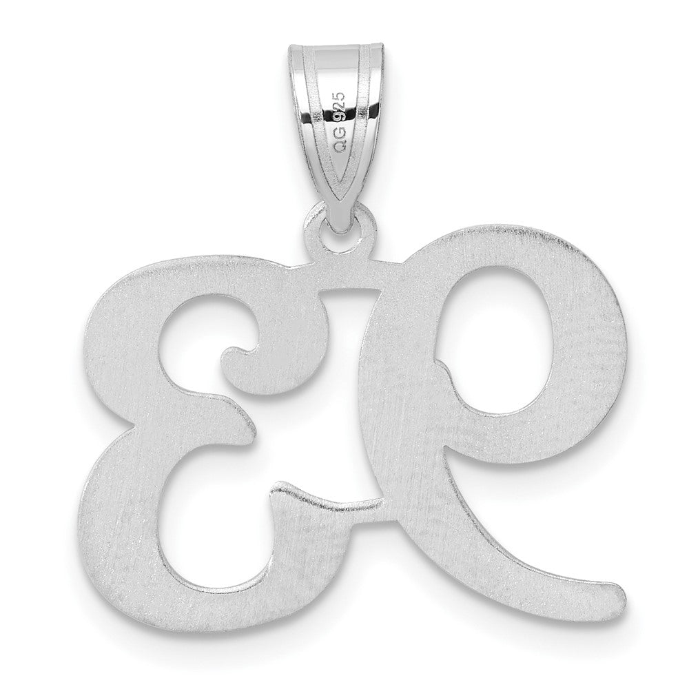 14kw Polished Number 93 Pendant