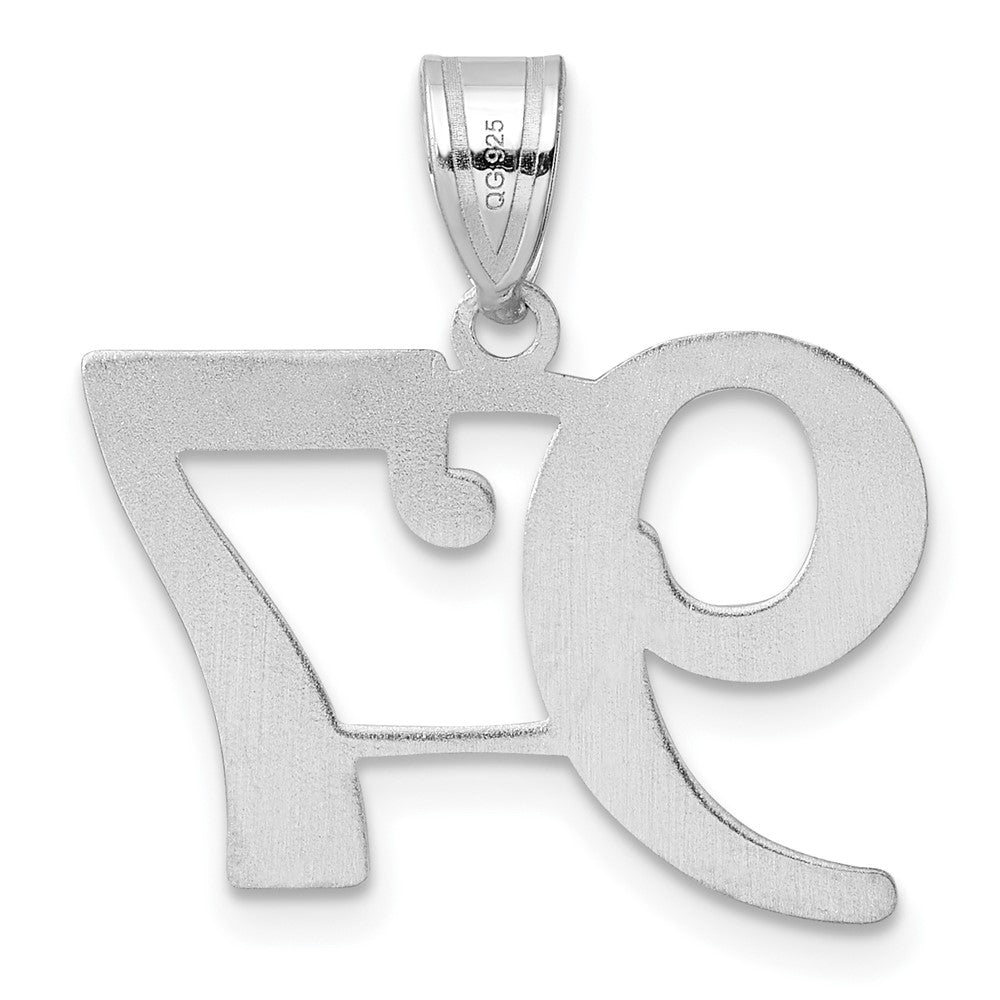 14kw Polished Number 97 Pendant