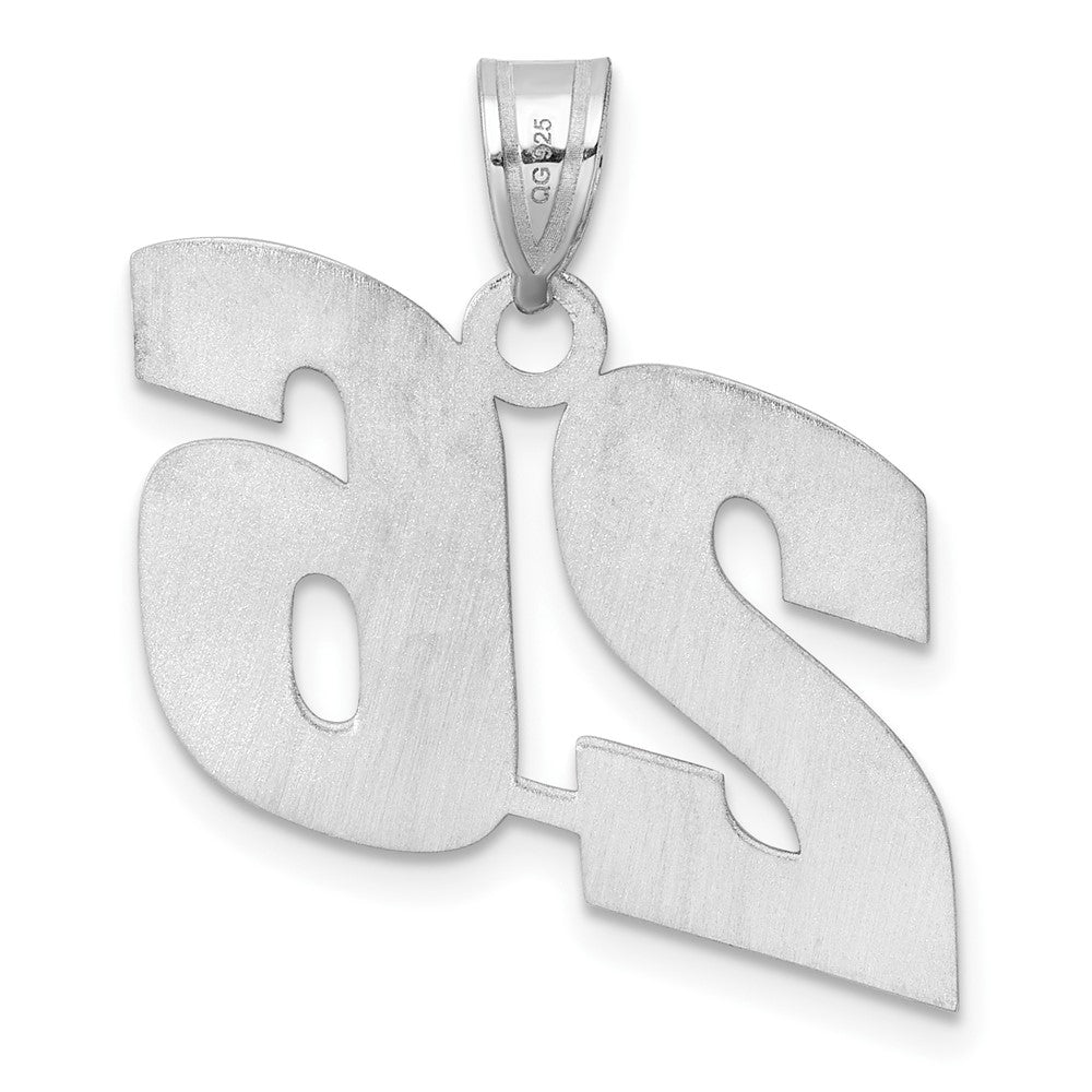 14kw Polished Block Number 26 Pendant