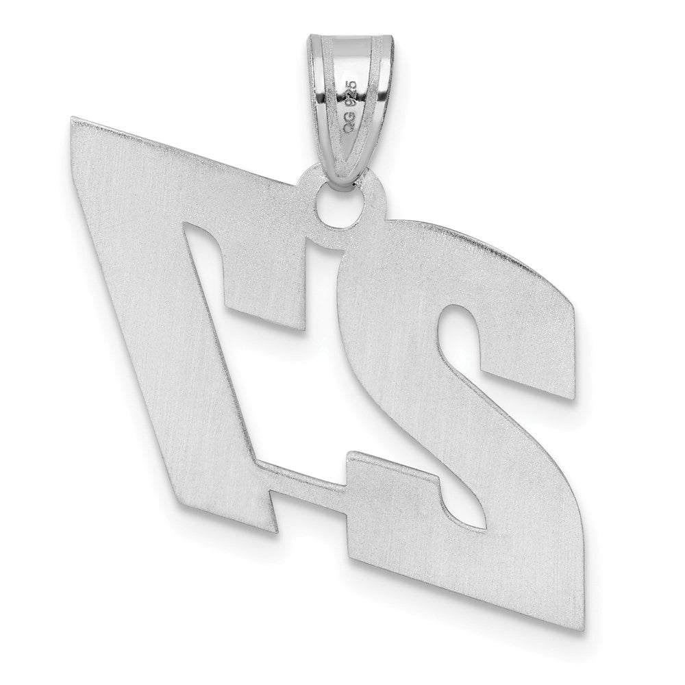 14kw Polished Block Number 27 Pendant