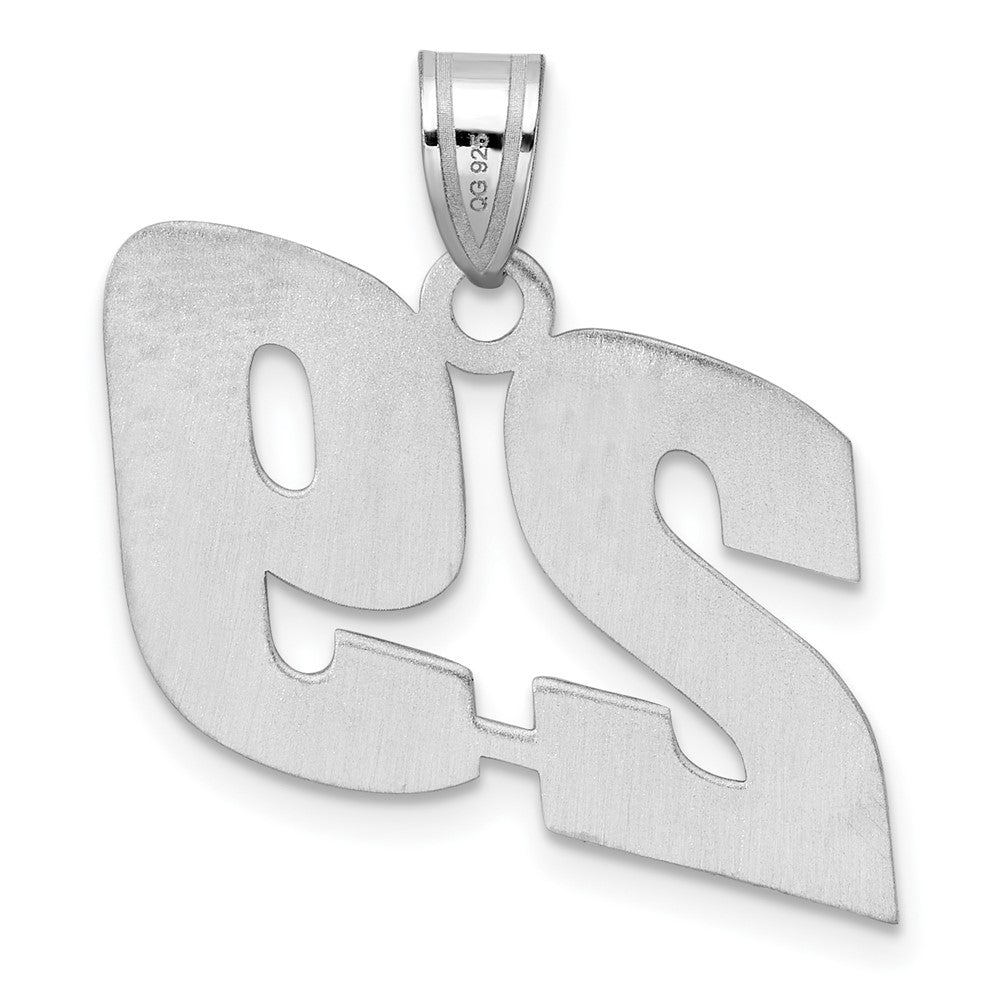 14kw Polished Block Number 29 Pendant