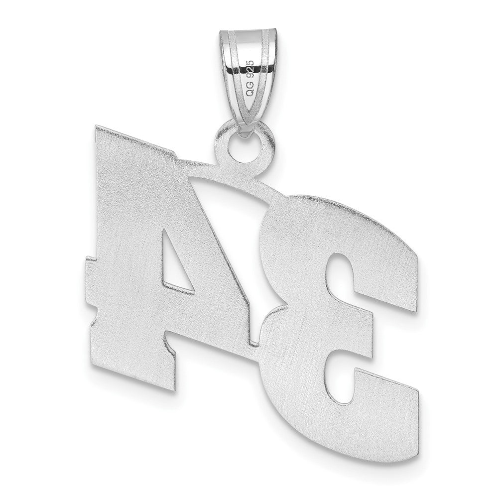 14kw Polished Block Number 34 Pendant