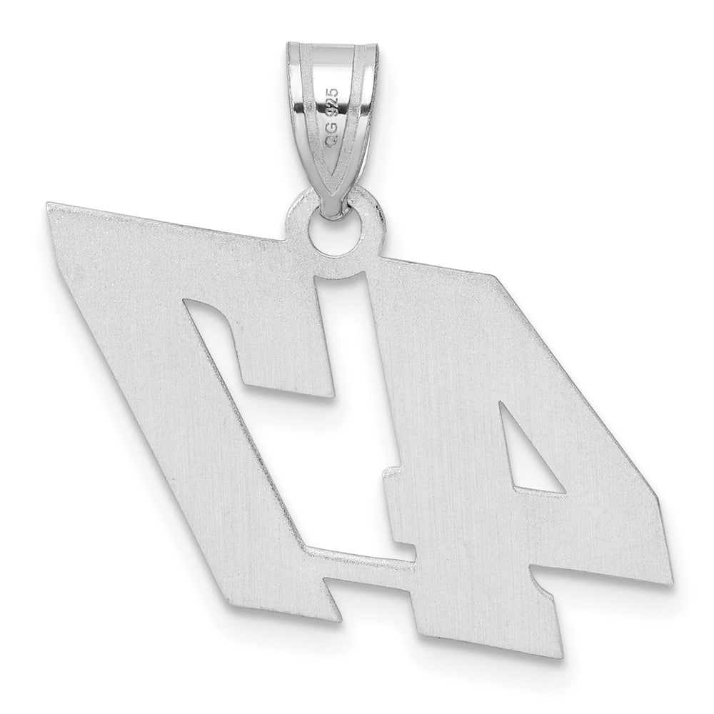 14kw Polished Block Number 47 Pendant