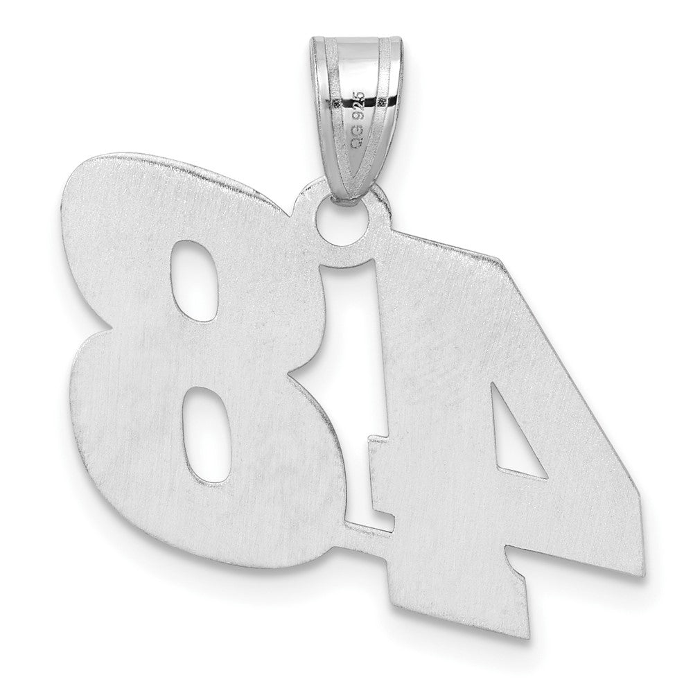 14kw Polished Block Number 48 Pendant