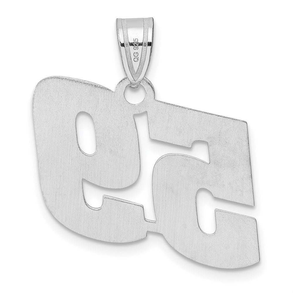 14kw Polished Block Number 59 Pendant