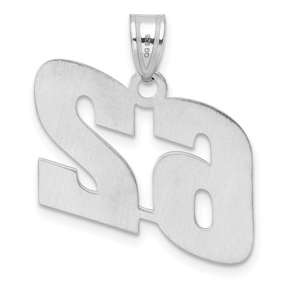 14kw Polished Block Number 62 Pendant