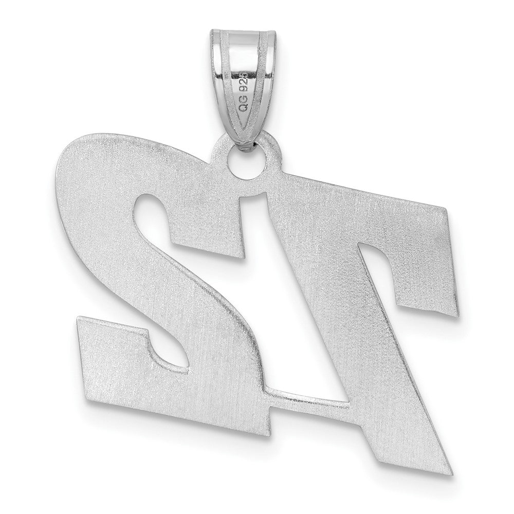 14kw Polished Block Number 72 Pendant