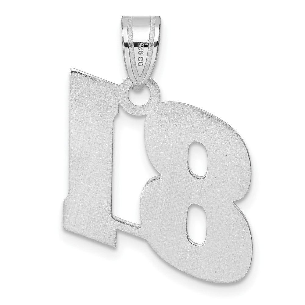 14kw Polished Block Number 81 Pendant