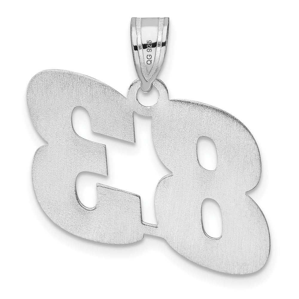 14kw Polished Block Number 83 Pendant