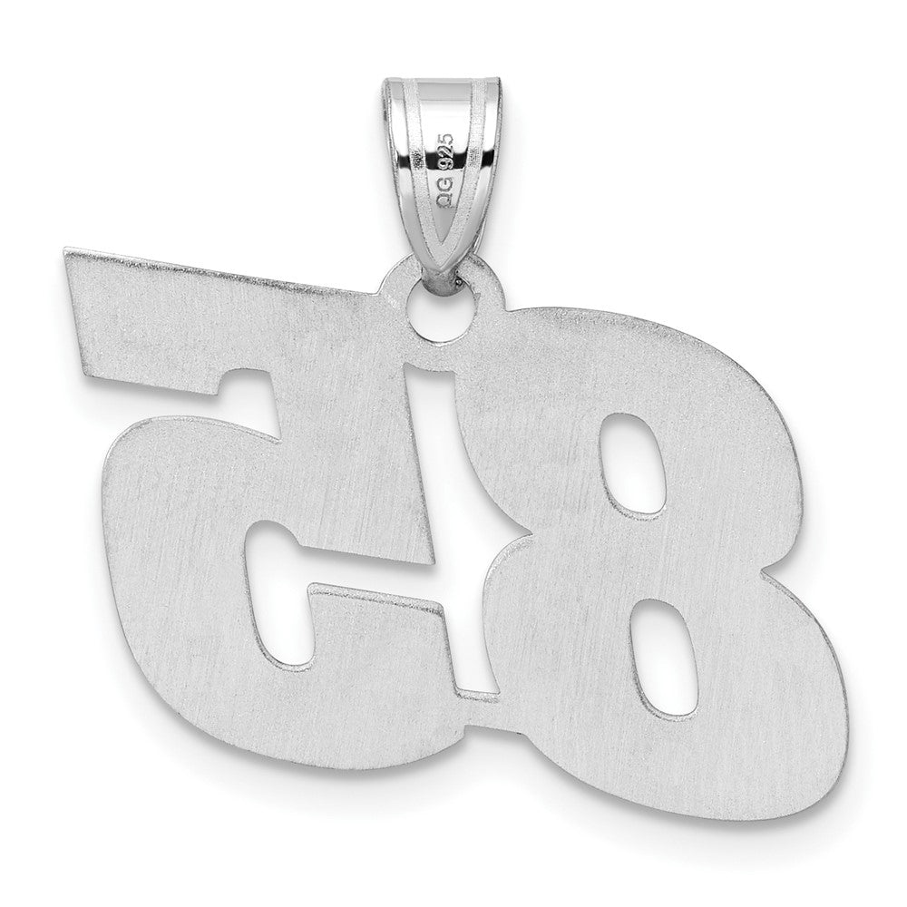 14kw Polished Block Number 85 Pendant