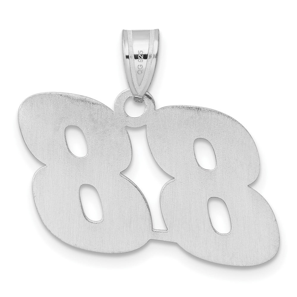 14kw Polished Block Number 88 Pendant