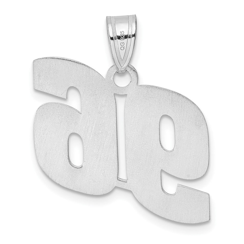 14kw Polished Block Number 96 Pendant