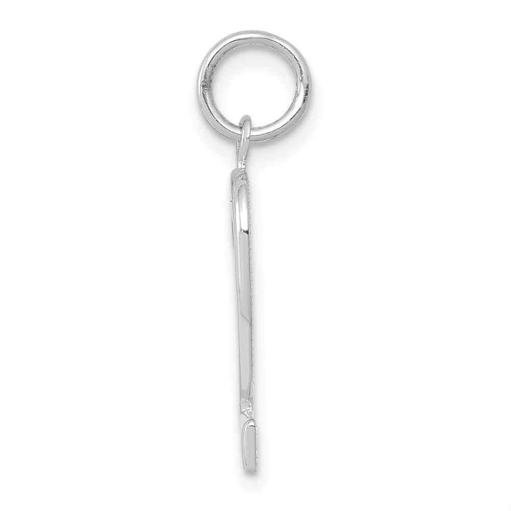14kw  Medium Polished Number 2 Charm