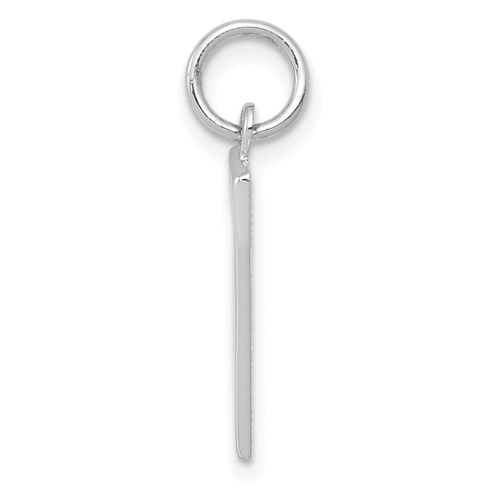 14kw Medium Polished Number 7 Charm
